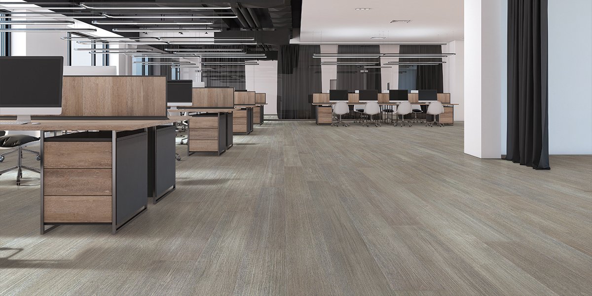 Maple Chance of Rain engineered hardwood flooring by Twelve Oaks - view 2