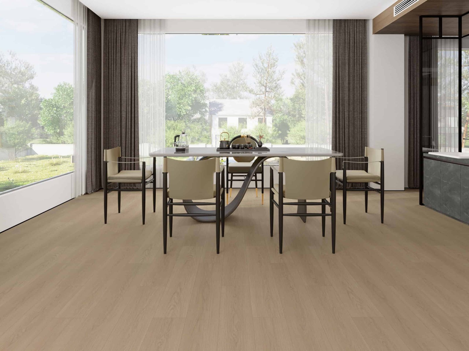 Linen laminate flooring by Cyrus - view 2