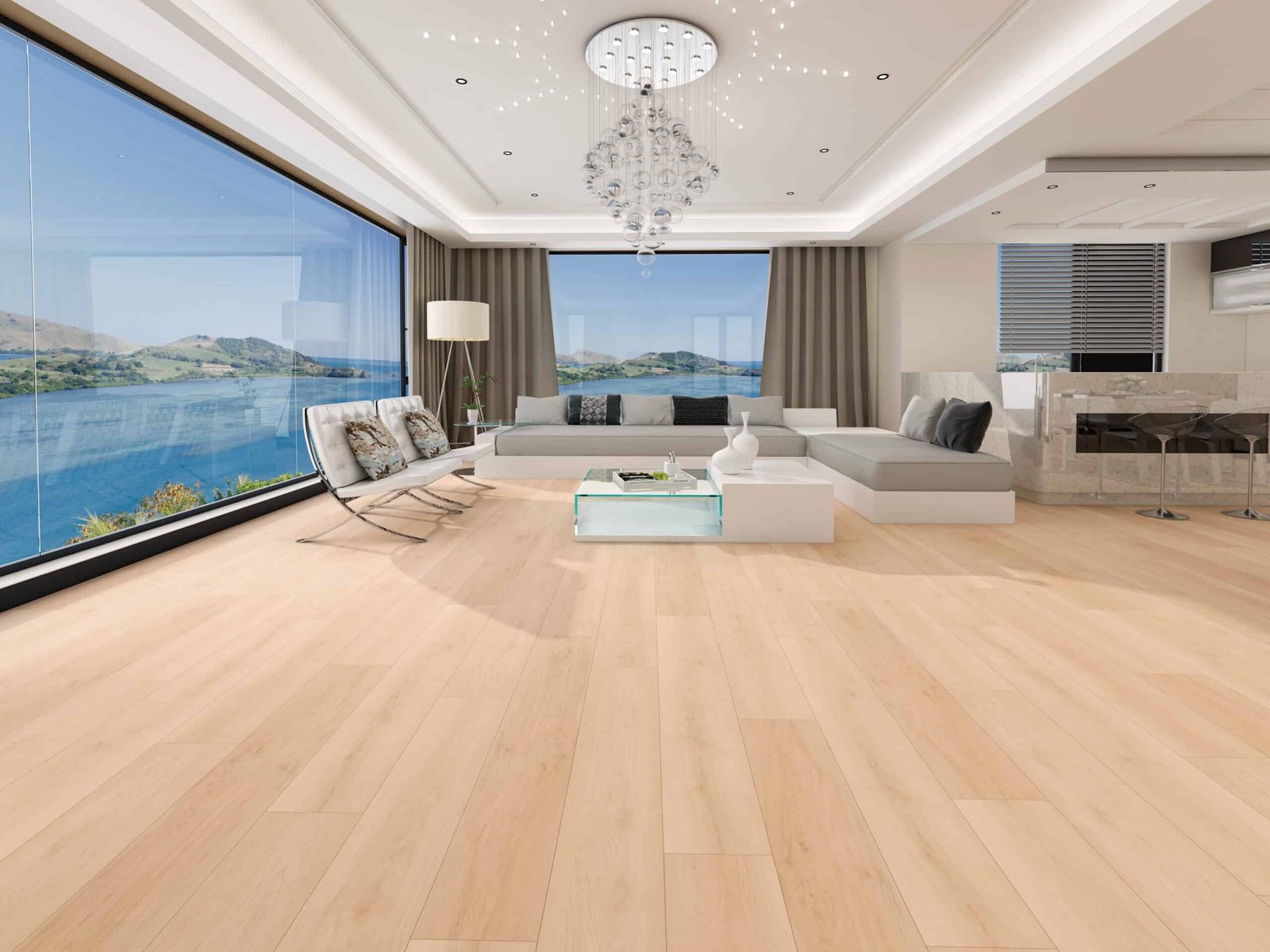 Honey laminate flooring by Cyrus - view 2