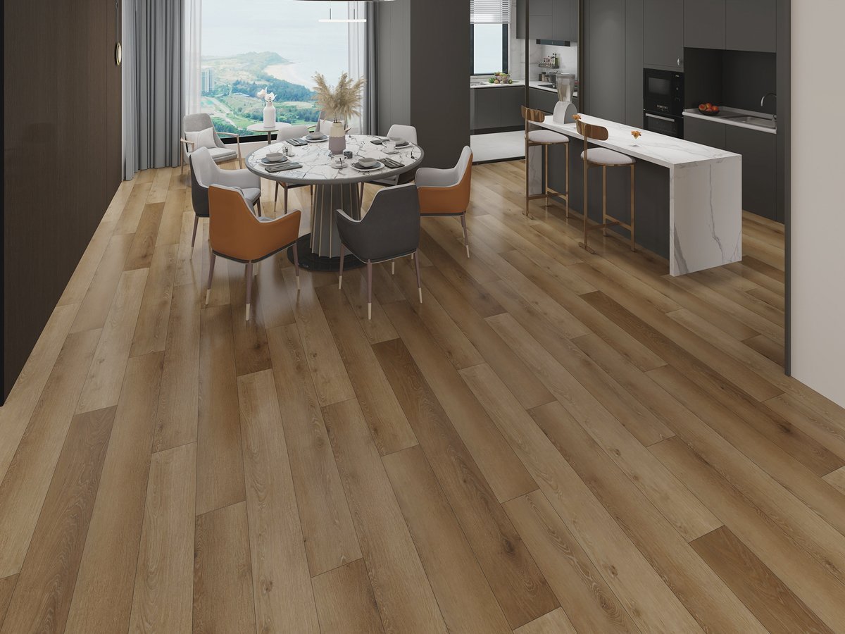Powder vinyl flooring by Floor Tek - view 2