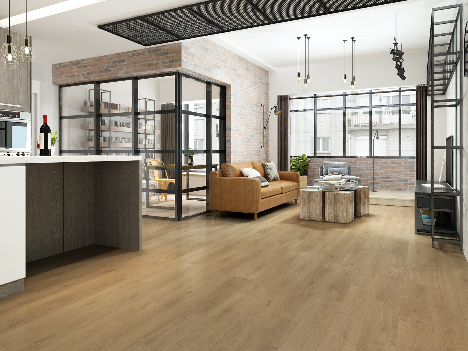 Cashmere vinyl flooring by Biyork - view 2