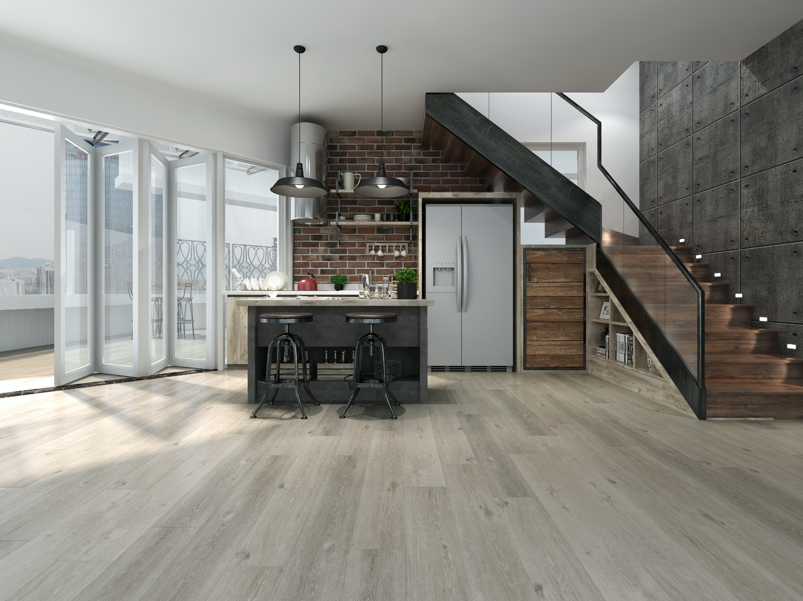 Everest vinyl flooring by Biyork - view 2