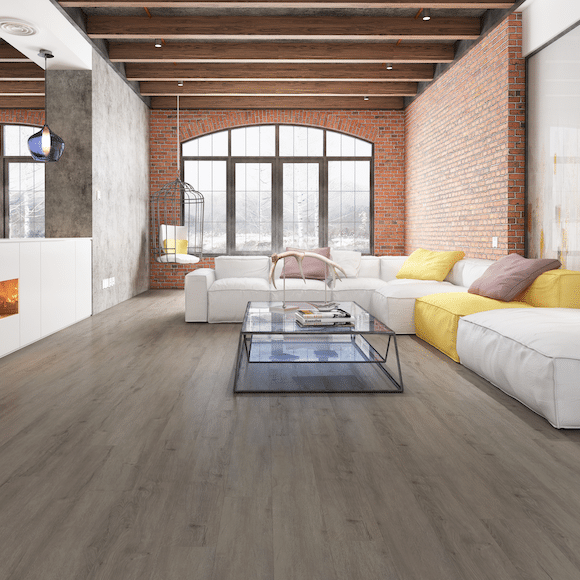 Nickel vinyl flooring by Biyork - view 2