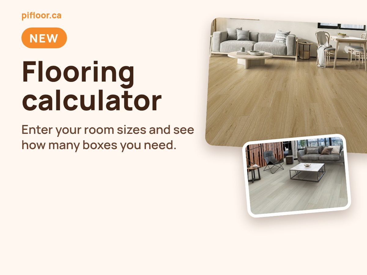 New on pifloor.ca: flooring calculator - see how many boxes you need